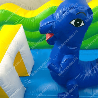 Большой надувной батут "Средневековье" 10*10*5 м