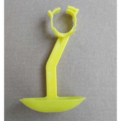 Каплеуловитель на трубу 25 мм для ниппельных поилок со скосом