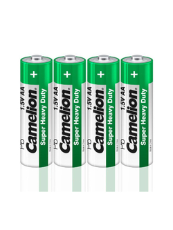 Элемент питания солевой AA/R6 1.5В R6P-SP4G SR-4 (уп.4шт) Camelion 1660