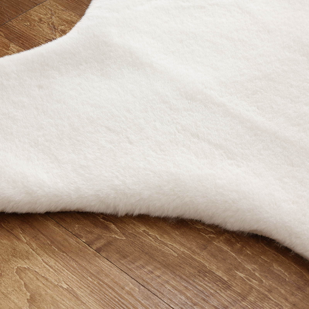 Ковер 80х120 Sofi De MarkO Плюшевый белый