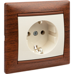 Рамка 1 пост тонированное дерево Valena Classic LEGRAND