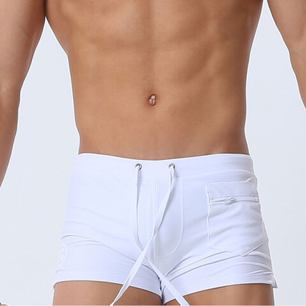 Мужские плавки хипсы белые Romeo Rossi RR6505-1