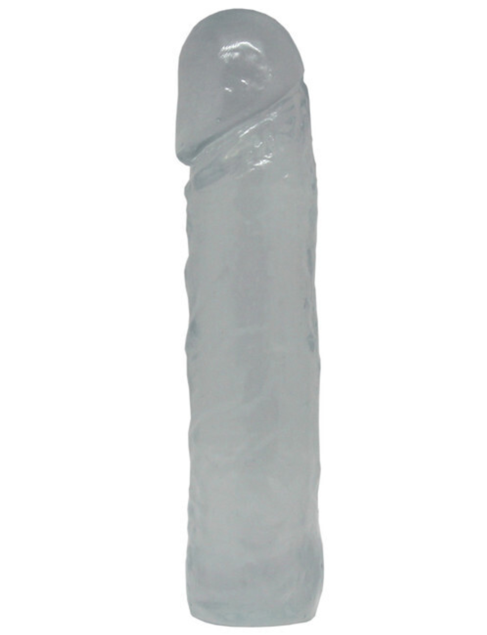 Фаллоимитатор гелевый светло-голубой из серии Life (Цвет: светло-голубой)