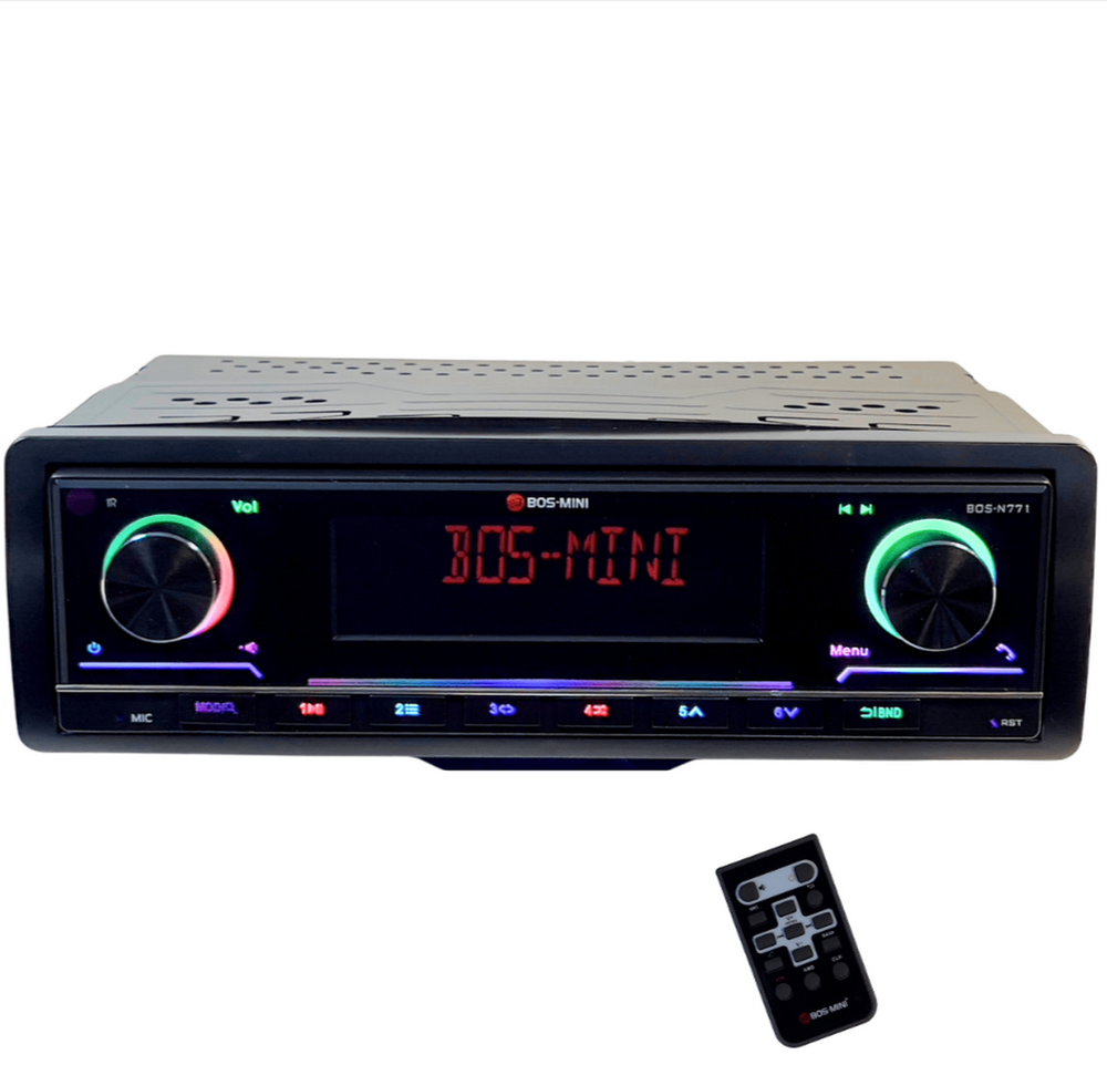 Автомагнитола FM/BT/USB/TFplayer 100W DSP BOS-MINI BOS-N771