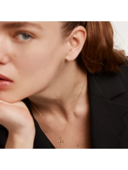 Колье женское PDPaola Буква Z серебро 925 пробы покрытое золотом 750 пробы CO01-285-U