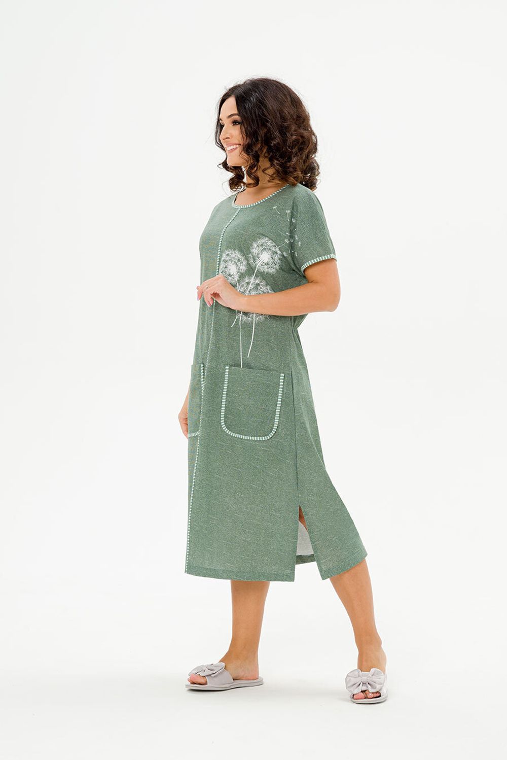 Платье Дориана (48-60) Serenada фисташковый (Акция)