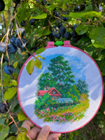 Набор для вышивания крестом Искусница "Дачная идиллия"