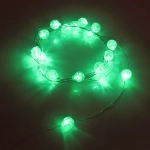 Гирлянда для дома «Жемчужина» на батарейках 2,0 м 20 ламп LED, d-1 см, 3 реж, IP-20, Зеленый