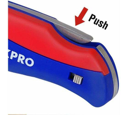 Складной быстросменный нож WORKPRO трапециевидные лезвия WP211006