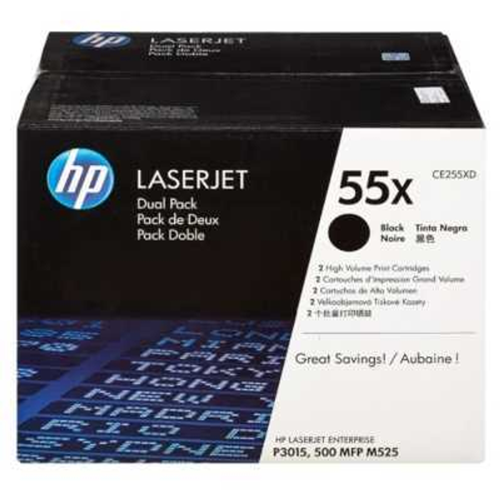 Картридж HP 55X CE255XD
