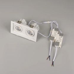 Светильник MS-VORTEX-BUILT-S170x90-2x12W Day4000 (WH-WH, 20 deg, 230V) (Arlight, IP20 Металл, 5 лет) 057770