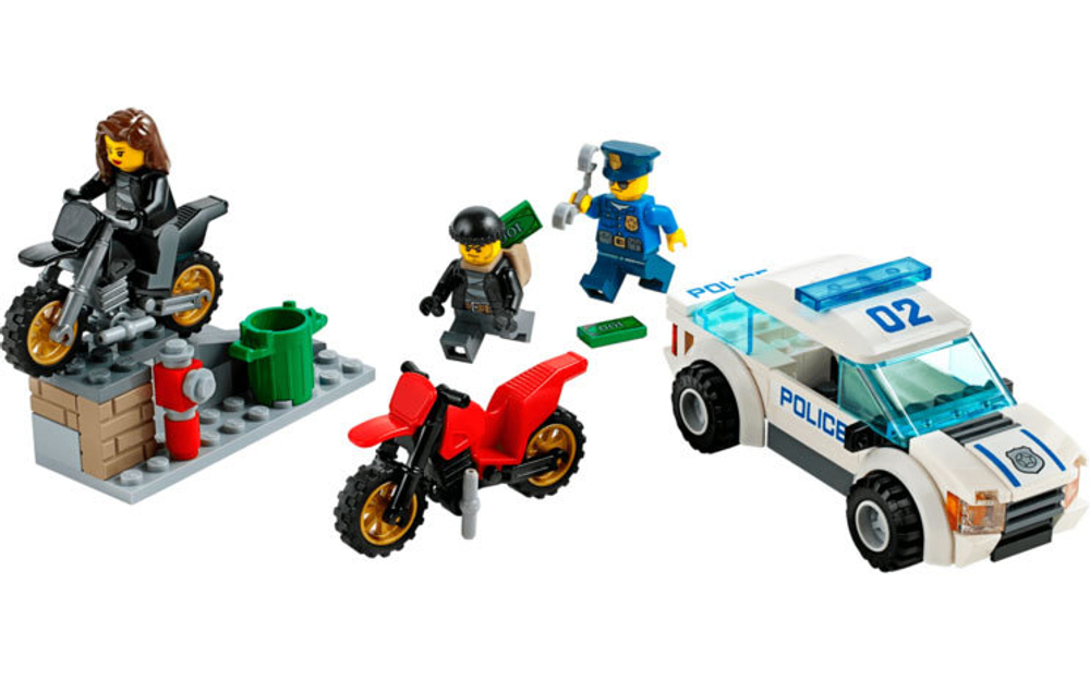 LEGO City: Погоня за воришками-байкерами 60042 — High Speed Police Chase — Лего Сити Город