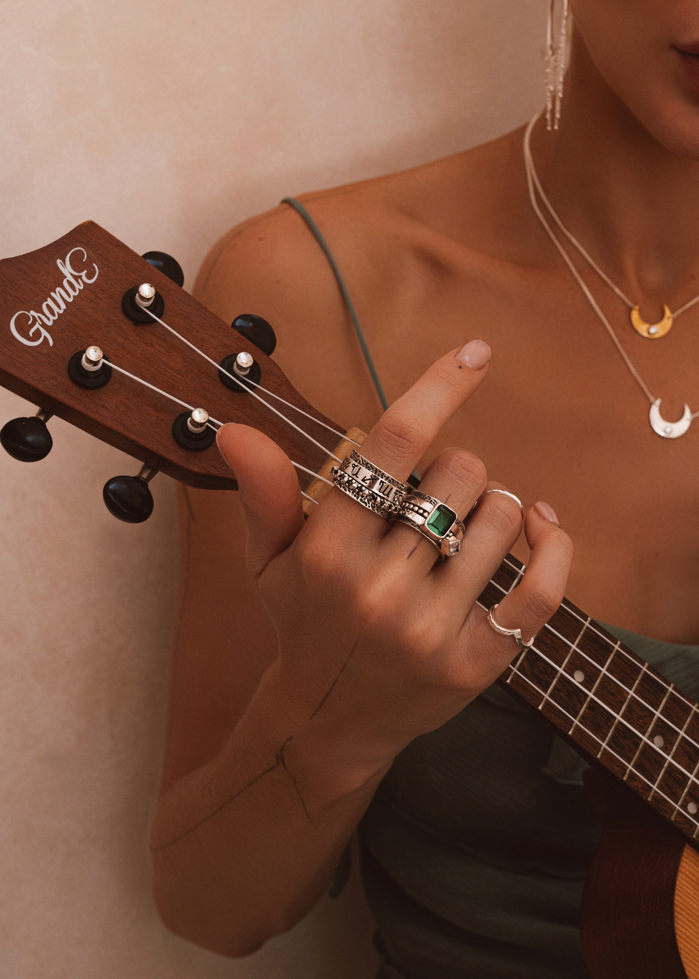 Кольцо «Зодиак» с чернением