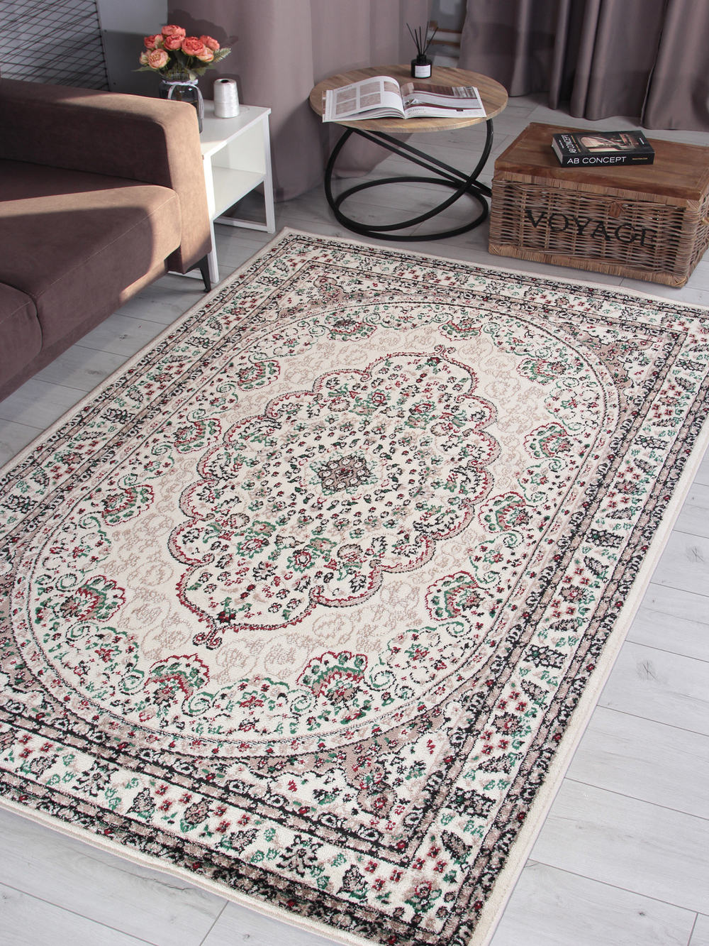 Ковер F675 - CREAM - Прямоугольник - коллекция DARGA размер 150*230 см