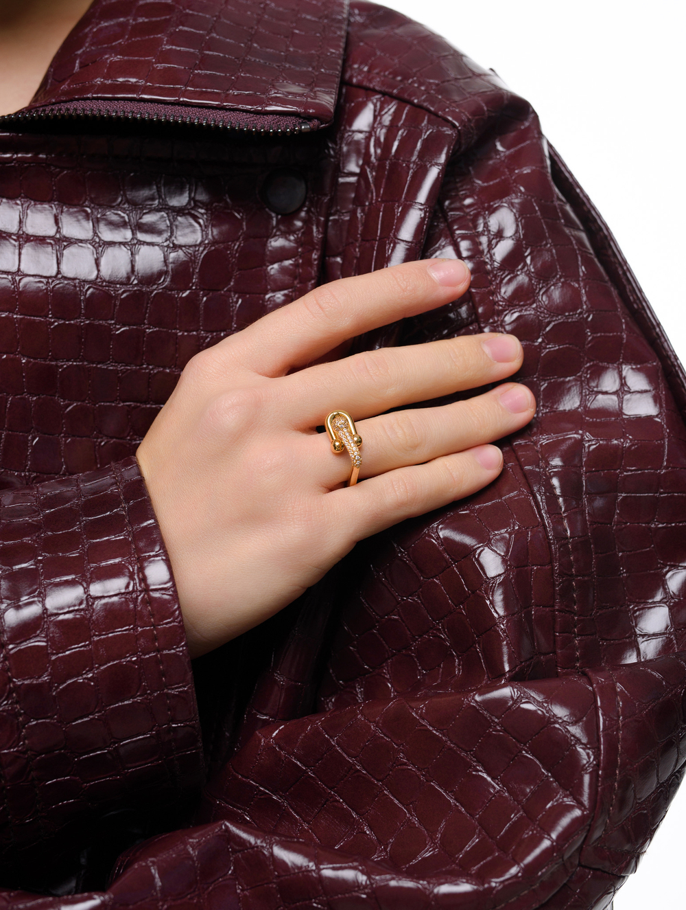 Кольцо "Amore shine long" Gold