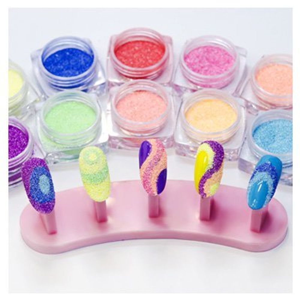 Цветной сахар для дизайна, голубой