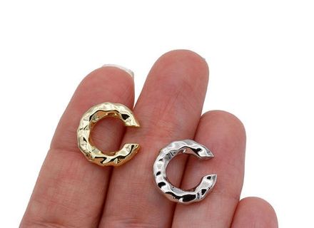 Кафф мятый металл 15мм