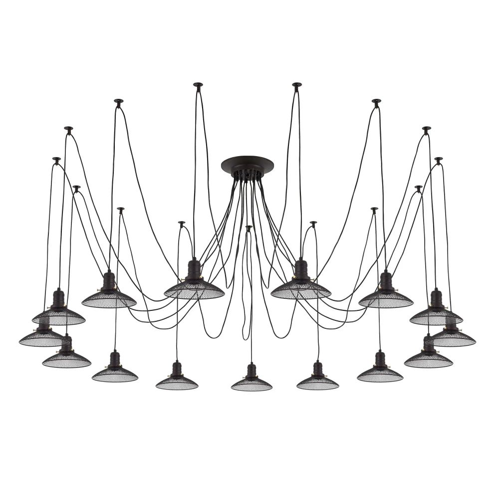 Citilux Эдисон CL451152 Люстра паук Венге