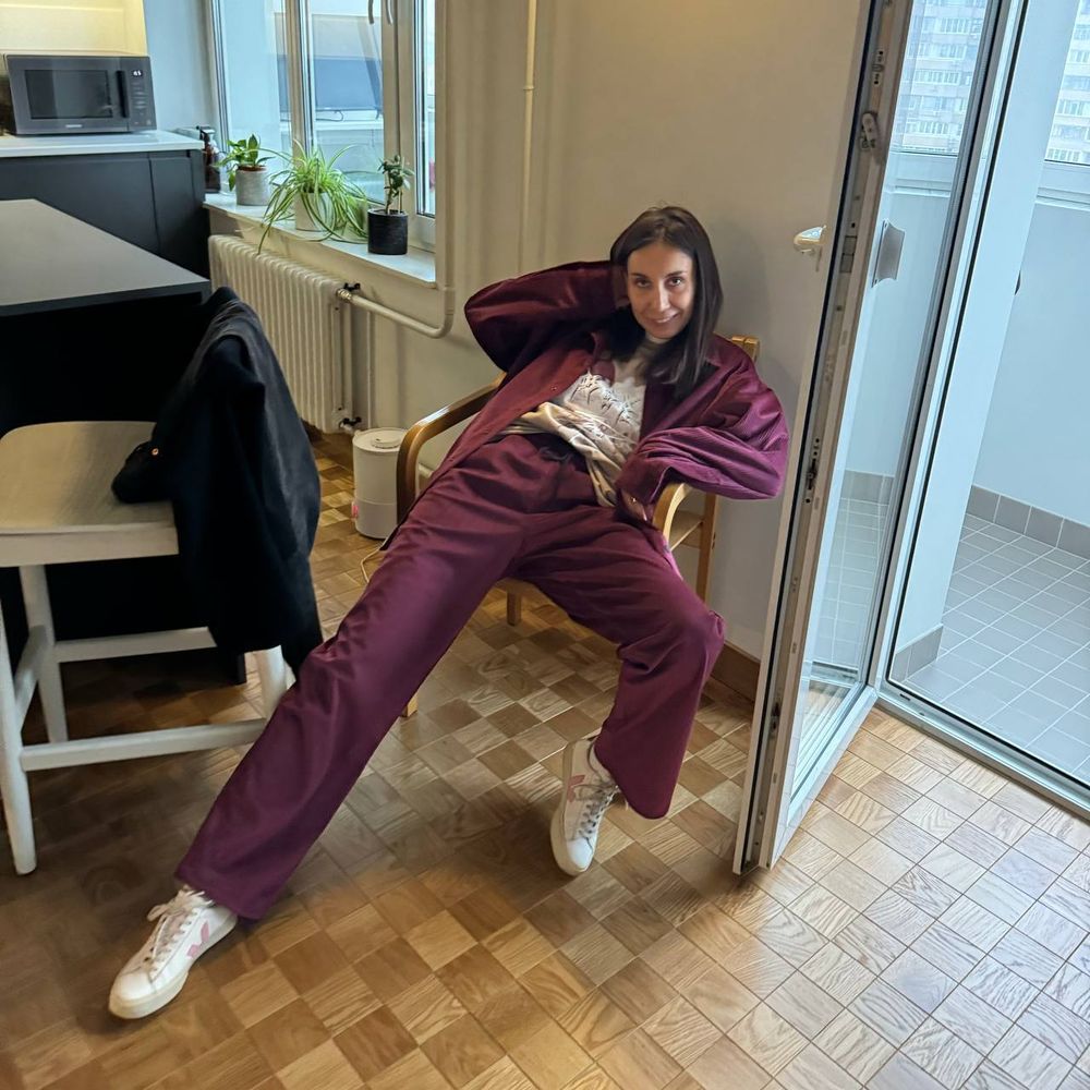 Брюки Смерч вельветовые #6 бордовые