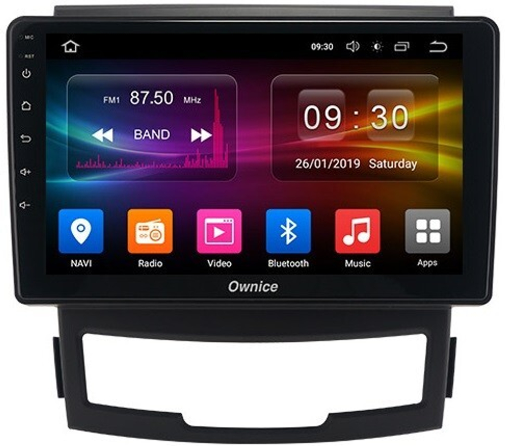 Магнитола для SsangYong Actyon II 2011-2013 - Carmedia OL-9762 QLed, Android 12, TS10, CarPlay, 4G SIM-слот
