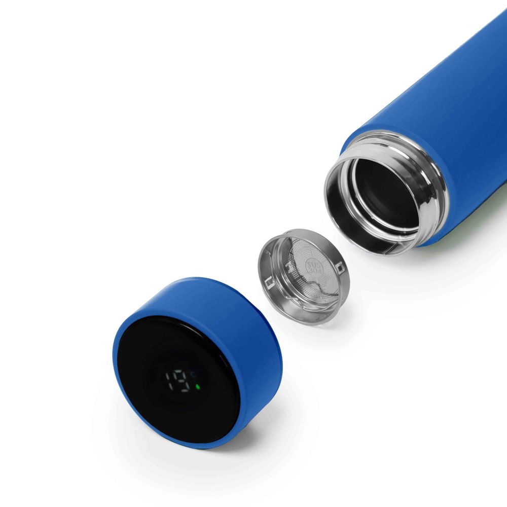 Термос MARK LED soft touch Красный