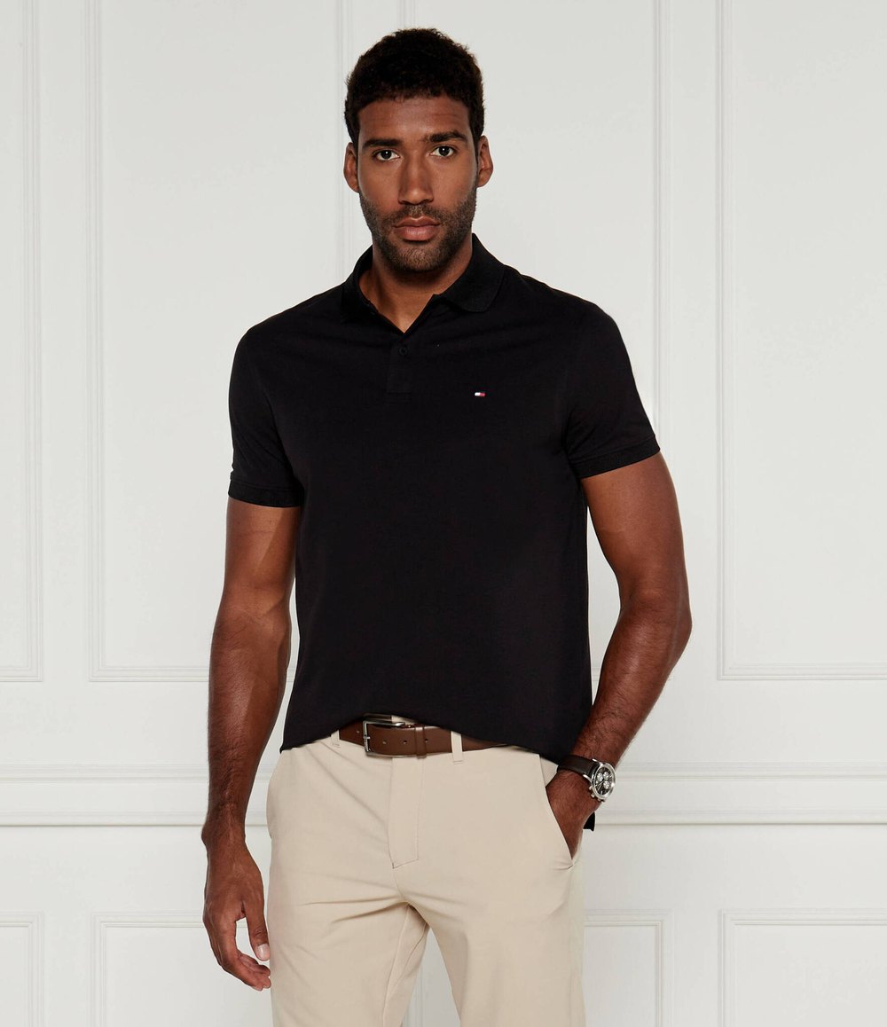 Поло Tommy Hilfiger - черный(MW0MW37309)
