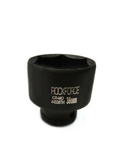 Головка ударная тонкостенная 36мм 1/2''6гр. RockForce##Rock FORCE RF-44536TH