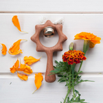 Деревянная погремушка с бубенцом Солнышко Леснушки