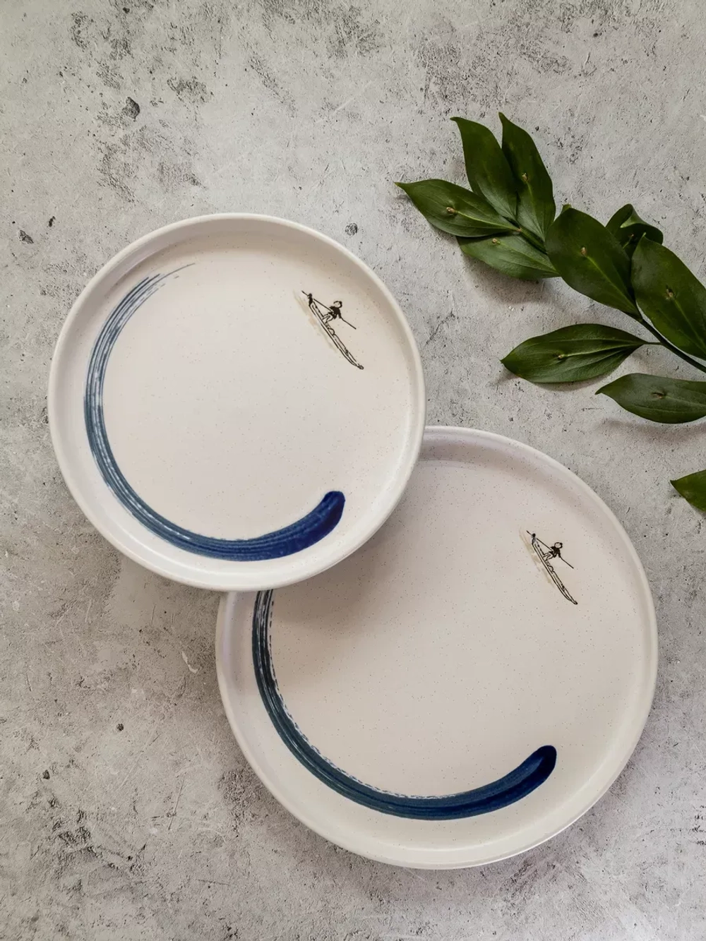 Тарелка с бортами, 26,3 см Серфер