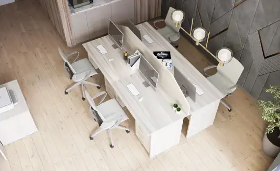 Офисная мебель Арго ясень шимо