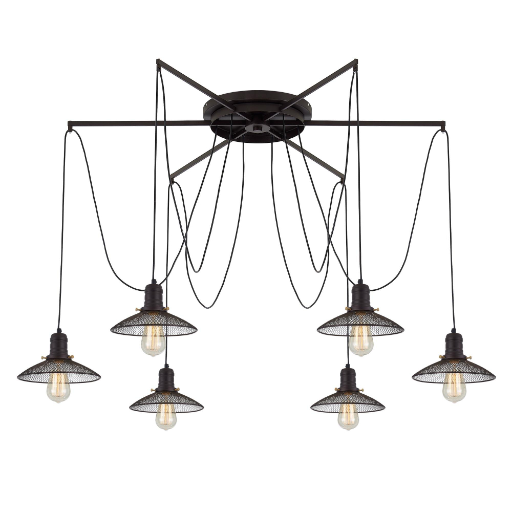 Citilux Эдисон CL451262 Люстра паук Венге