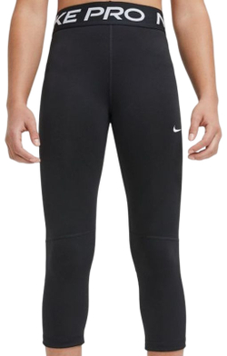 Штаны для девочки теннисные Nike Pro Capri G - black/white