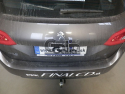 Фаркоп оцинкованный Galia C068A для Citroen C4 Picasso, C4 Grand Picasso 2013-, Peugeot 308 хетчбек, универсал 2013-(паспорт и сертификат в комплекте)(без электрики)