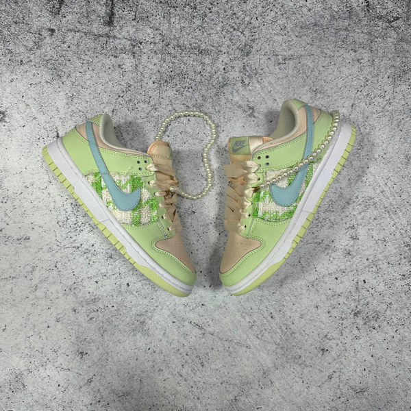 Кроссовки Nike Dunk Low LUX green/beige