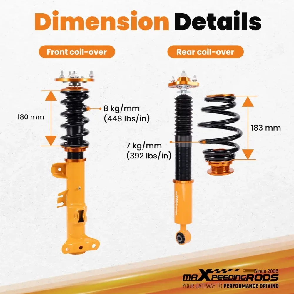 Maxpeedingrods Coilovers Lowering Kit для автомобиля: BMW 3 Series E36 1991-99 Shocks Struts
