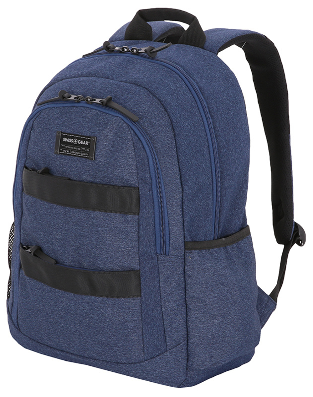 Комфортный качественный с гарантией швейцарский городской синий рюкзак 35,5х17х47 см (27 л) из полиэстера 600D с отделением для ноутбука 15,6" SWISSGEAR 2732302419