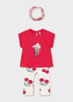 футболка с леггинсами и повязкой на голову