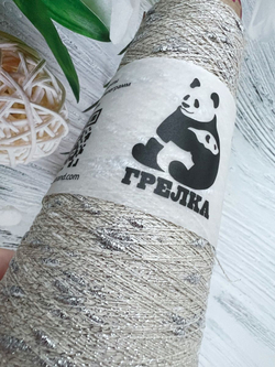 Трикотажная пряжа с люрексом Люмия