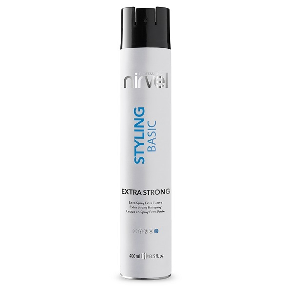 Лак для волос экстрасильной фиксации Nirvel Styling Basic Extra Strong 400мл