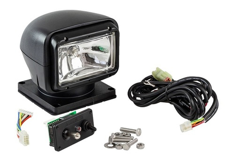 Прожектор с дистанционным управлением, черный корпус, галоген, джойстик, модель 310