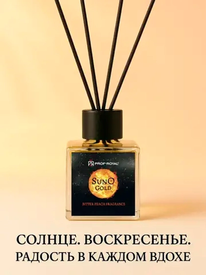 Ароматизатор для дома с палочками аромадиффузор Bitter Peach