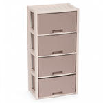 Комод 4-х секционный "Колорит" (бежевый)