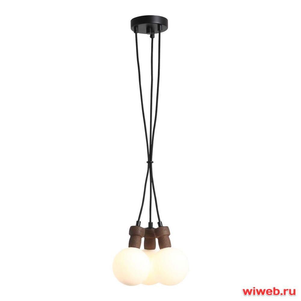 SL6226.403.03 Светильник подвесной ST-Luce Черный/Белый G9 3*5W 4000K CORK