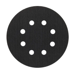 Подложка защитная на липучке для шлифовальной машины, 125мм, 8 отверстий, 1 шт.