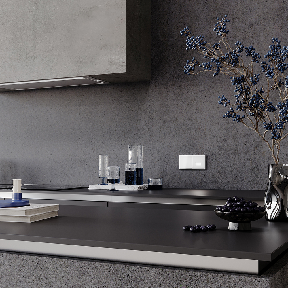 Подсветка светодиодная встраиваемая VOLTUM S70, (белый глянцевый)