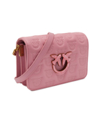 Кожаная сумка-мессенджер LOVE CLICK MINI LO Pinko - розовый(100067 A17D)