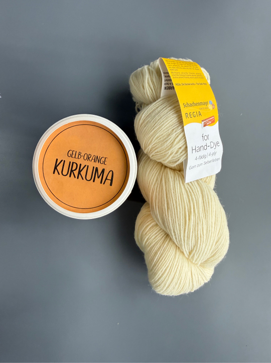Набор для носков ручного окрашивания Куркума