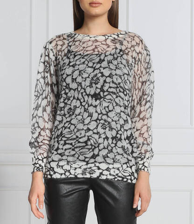 Хлопковый свитер TWINSET - белый(222TP3541)