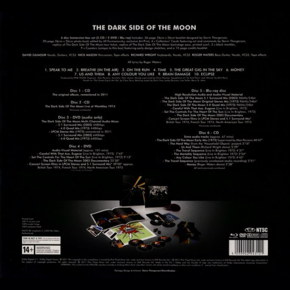 Pink Floyd / The Dark Side Of The Moon - Immersion Box Set (3CD+2DVD+Blu-ray)