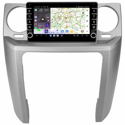 Магнитола для Land Rover Discovery 3 2005-2009 (закругленные углы) - Carmedia SF-9703-2 (кнопки и крутилки) Android 13, TS20, 6+128Гб, CarPlay, 4G SIM-слот